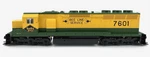 Kato 37-1707 Ho Scale Reading 'bee Line' Emd SD45 Locomotive Road #7601. Fixed Price $90.00.