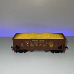 Mantua Pennsylvania Power & Light #125 2-BAY Hopper Car W/ Load. Fixed Price $17.50.