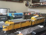 Fleischmann Union Pacific Two Loco #1341 And Passenger Car Set Vintage 75 Yrs!. Fixed Price $274.00.