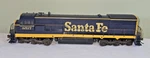 Vntg Ho Gauge Athearn Santa Fe U33C Diesel Locomotive 8517 Tested Good Rtr. Fixed Price $52.77.