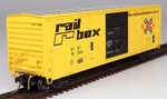 Intermountain 47521-02 Ho Scale 5277 Cu Ft Boxcar Santa Fe Ex-railbox #51371. Fixed Price $44.79.