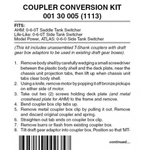 Micro Trains Scale Locomotive Coupler Conversion Kit (1113) 00130005. Fixed Price $8.88.