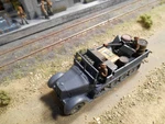 Ho Roco Minitanks 6TH Panzer Army Half Track Hand Painted Weathered A2861. Fixed Price $29.56.