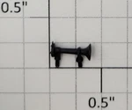 S-helper 661-M009-BLK F3 Diesel Locomotive Black Metal Horn (10). Fixed Price $25.00.