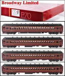 Broadway Limited Ho 4367 Prr P70 Tuscan Red W/ Buff Lettering & Stripes- Cars. Fixed Price $450.00.