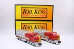 Rail King Mth Gauge 30-40211A Santa Fe Aa Unit F-3A Diesel Locomotive #16/17. Fixed Price $199.95.