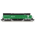 Atlas 10004258 Ho Ge U30B Silver Series Locomotive Burlington Northern # 5777. Fixed Price $184.95.