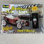 Revell Amigo Pack Rat Rods Ford T-bucket 1:25 Model Kit & 1:64 Diecast 85-6689. Fixed Price $39.97.