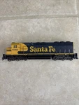 Athearn 4173 Ho Santa Fe War Bonnet SD45 Diesel Locomotive Handrail Need Finish. Fixed Price $39.99.