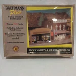 Bachmann Plus Jack's Variety And Ice Cream Parlor Kit Ho Scale #35102 - Sealed. Fixed Price $18.99.