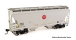 Walthers Scale 39' 3281 2-BAY Covered Hopper Omaha Lincoln Beatrice #1820. Fixed Price $37.38.