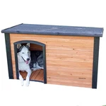 Petmate Precision Extreme Outback Log Cabin Dog House, Large, Natural Wood (7027. Fixed Price $194.22.