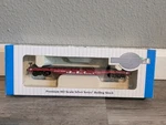 Bachmann Scale Silver Series Sante Fe Train Flat Car #17302 Super Shock Contr. Fixed Price $17.99.