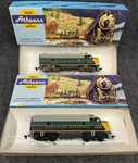 Ho Scale Athearn F7A Canadian National Super-geared 3225 + Dummy Diesel 3033 Ln. Fixed Price $100.35.