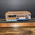 Bachmann Ho Train San Francisco Cable Car Powell Hyde 41-0605 G1 Grolsch Beer Ad. Fixed Price $20.00.