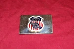 Old Union Pacific Overland Route Belt Buckle Railroad Train Central Southern Rr. Fixed Price $59.95.