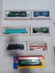 1976 Lionel Ho Gauge - Burlington Northern Diesel Locomotive #181 Train Set. Fixed Price $199.95.