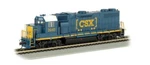 Bachmann Emd GP38-2 With All-whell Drive Csx #2640 (htm) Item No. 61720. Fixed Price $124.99.