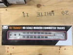 Atlas Ho Modern Commuter Multilevel Trailer, New Jersey Transit With Toilet 7276. Fixed Price $91.47.