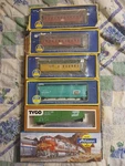 Vintage Ahm Ho, Tyco & Athearn Train Box Car Oldtime Coach, Flow Hopper Lot Of 5. Fixed Price $59.99.