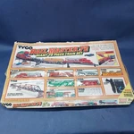 Vintage Tyco Rail Master 72 Piece Train Set. Fixed Price $132.00.