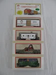 Model Power Holiday Express North Pole Limited Christmas Cars 4-PACK #9701. Fixed Price $79.99.