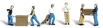 Woodland Scenic Accents Dock Workers (6) - Ho Scale Model Railroad Figures. Fixed Price $16.66.