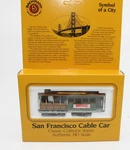 Bachmann 41-0605-G2 Ho Scale San Francisco Powell & Mason Cable Car Ex/box. Fixed Price $19.99.