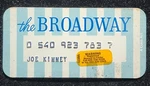The Broadway Charge Card. Princess Size. Our CC2359. Fixed Price $35.00.