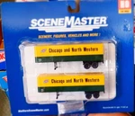 Walthers Scenemaster 949-2403 Chicago & North Western Flute Sided 35' Trailer Ho. Fixed Price $29.00.