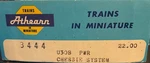 Ho Athearn 3444 Chessie System U30B Powered Diesel Locomotive C&o #8212 - Sw. Fixed Price $49.95.