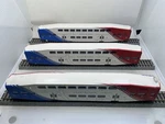 Athearn Ho Bombardier Utah Transit Auth Control CAR#201 Coaches #203#208 #25921. Fixed Price $299.99.