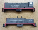 Ho Athearn "southern Pacific SW-7" Cow & Calf Switcher Diesel Locomotive Shells.. Fixed Price $21.00.