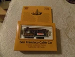 Bachmann Ho Train San Francisco Cable Car Powell Mason 41-0605 G2 Beefeater Ad. Fixed Price $23.95.
