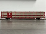 Overland Models Ho Brass OMI-1395 Tri-level Auto Rack Atsf #84354 *custom Paint. Fixed Price $389.99.