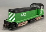 37-113 Kato Emd NW2 Ph Ii Diesel Locomotive Burlington Northern #482 HO5652. Fixed Price $81.71.