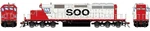 Athearn Ho Emd SD40-2 Soo Line #6613 Dcc/snd Led ATH1274. Fixed Price $266.98.