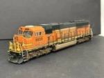 Custom Weathered Ho Scale Kato SD70MAC Bnsf Tsu Wow Sound. Fixed Price $380.00.