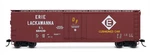 Rivarossi HR6664B Ho Erie Lackawanna, Plug Door Boxcar, W/ Roof Walkway, #68439. Fixed Price $29.95.