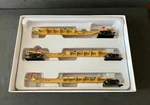 Bowser Ho Trinity 53' Spine Car 3-UNIT Set Ttax 355169 Exec Line 40545. Fixed Price $74.99.