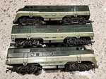 A. C. Gilbert Ho F3 Northern Pacific Diesel Locomotive 423 424 31011 Set. Fixed Price $149.99.