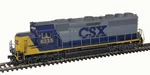 Atlas Silver 10 004 224 Ho Scale Csx Emd GP40-2 Diesel Locomotive #6243. Fixed Price $121.49.