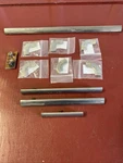1940 's 1950 Era Bowser Gas Pump Side Ribbon Moulding Rotator Window Trim Lot. Fixed Price $99.99.