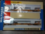 Walthers Gold Line 2PC Box Nib Flat Car Ho Train. Fixed Price $46.99.