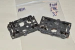 Ho Scale Plastic Passenger Car Trucks Ahm Rivarossi Streamlined W/ 33" Mw. Fixed Price $9.00.