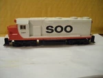 Athearn: 4229: Gp 35 (dummy): Soo Line: 340 (actual Shipping). Fixed Price $36.13.