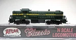 Atlas Classic 42077 Rutland Alco RS-3 Diesel Locomotive With Cab 208 New. Fixed Price $89.50.