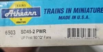 Athearn Blue Box Locomotive SD40-2 Union Pacific. Fixed Price $70.00.