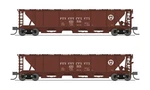 Broadway Limited 7251 N Scale Prr H32 Covered Hopper (2). Fixed Price $44.69.