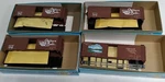 Vtg Lot Of Ho Scale Athearn Rtr Atsf Santa 40' Ice Bunker Reefers Nos. Fixed Price $154.70.